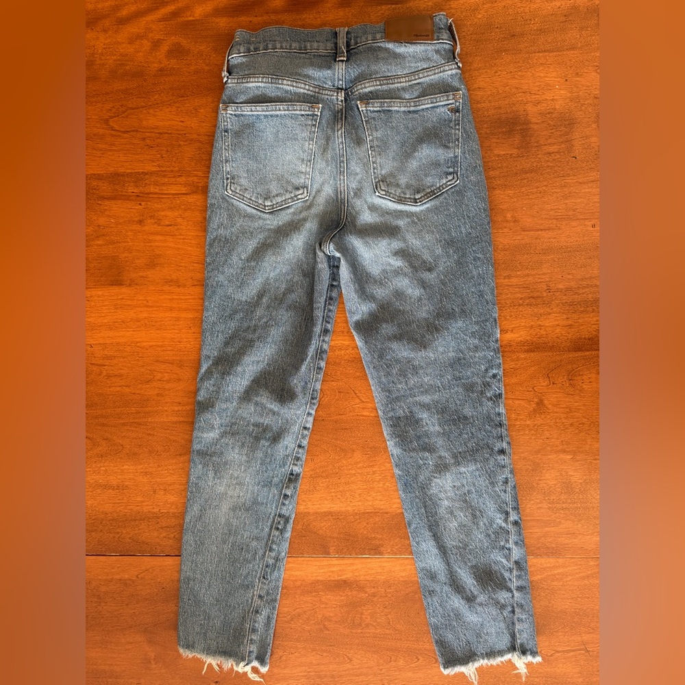 Madewell The Perfect Vintage Straight Jean in Ainsworth Wash Size 25 - Picture 10 of 12